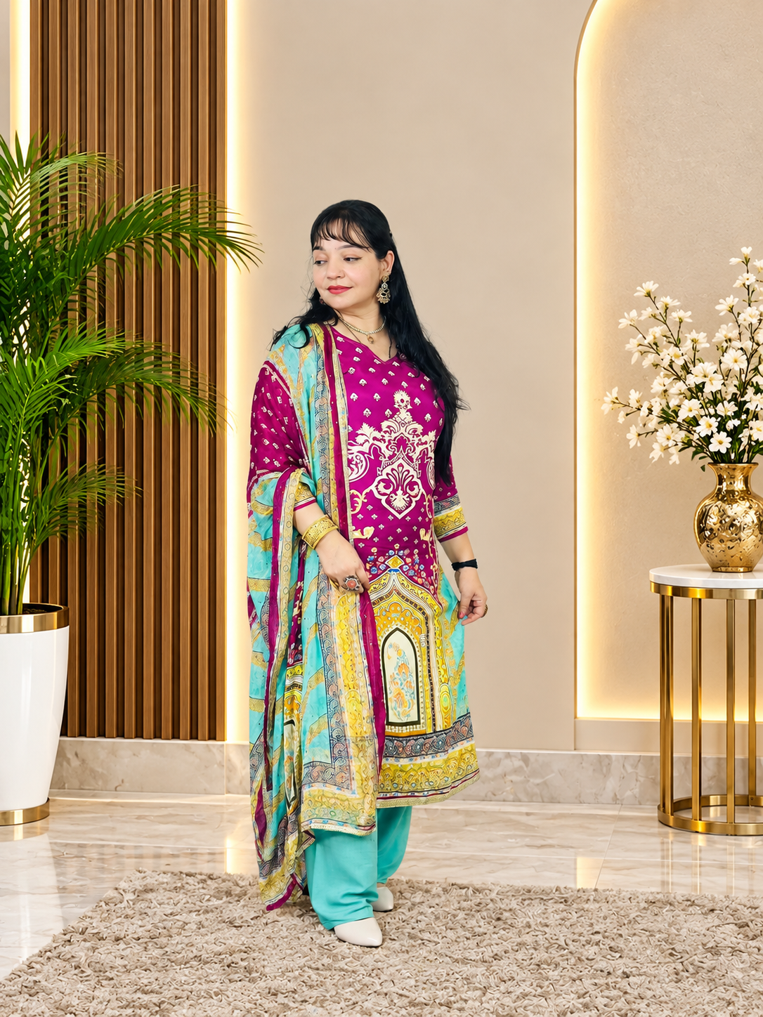 Floral Kurta Set