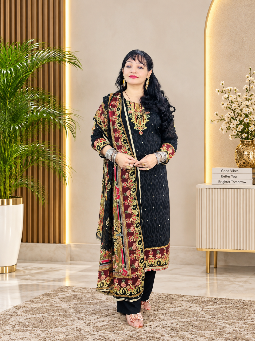 Embroidered Kurta Set