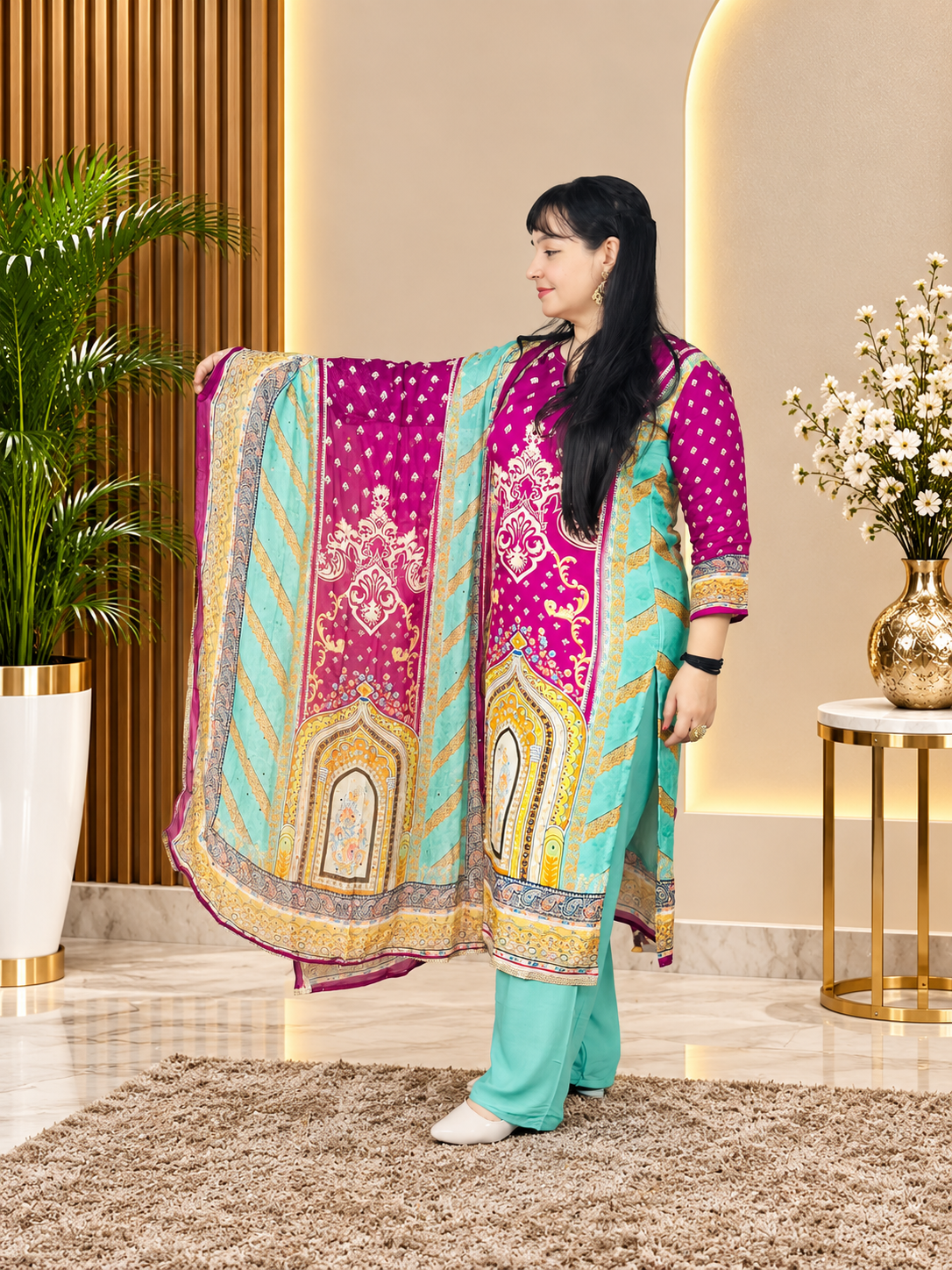 Floral Kurta Set