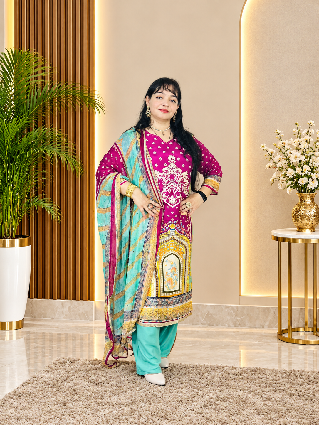 Floral Kurta Set