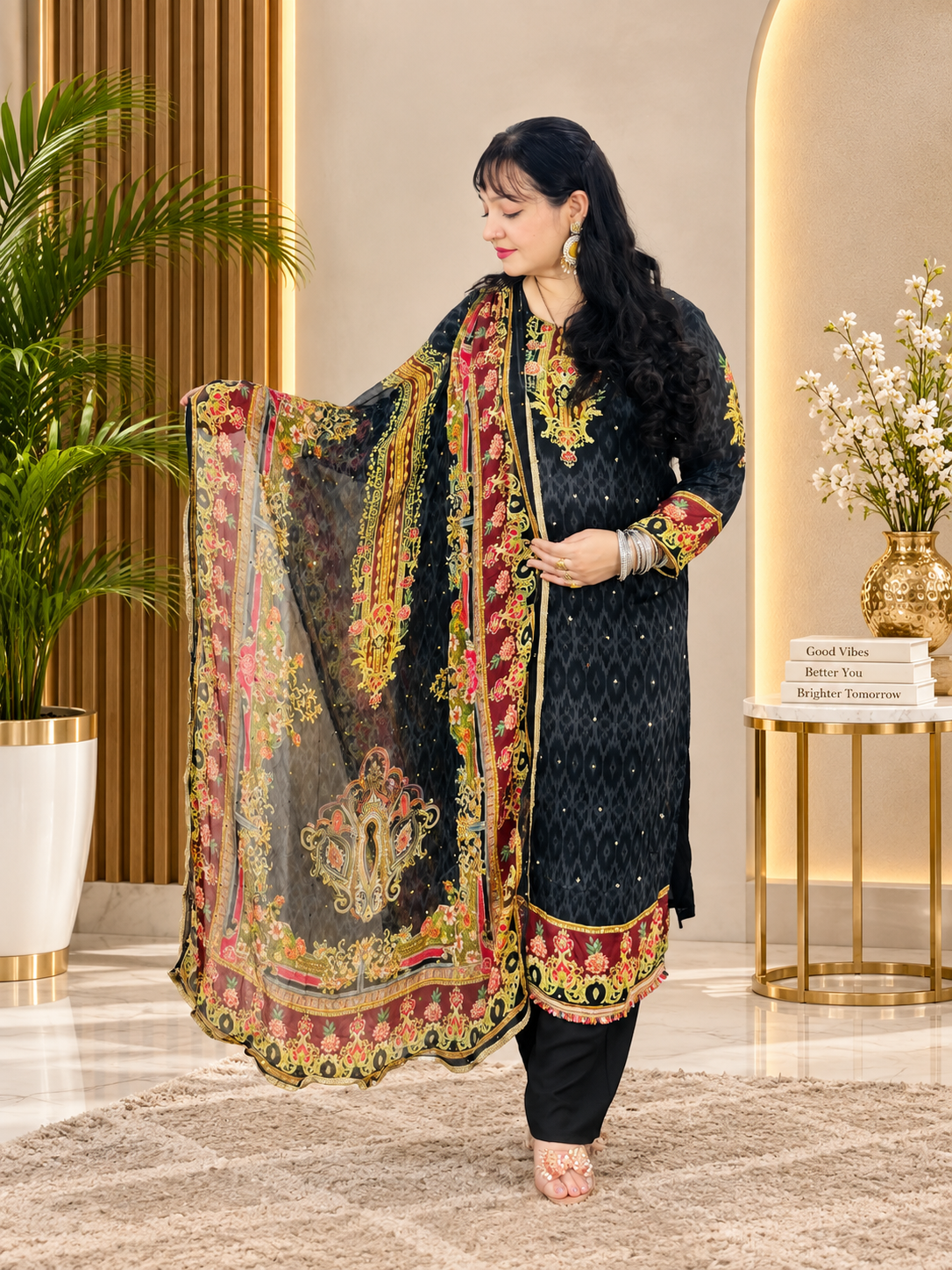 Embroidered Kurta Set